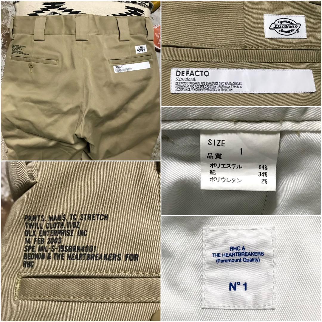 ［完売別注モデル］極美品《★ BEDWIN × RHC ★》ストレッチワークチノ