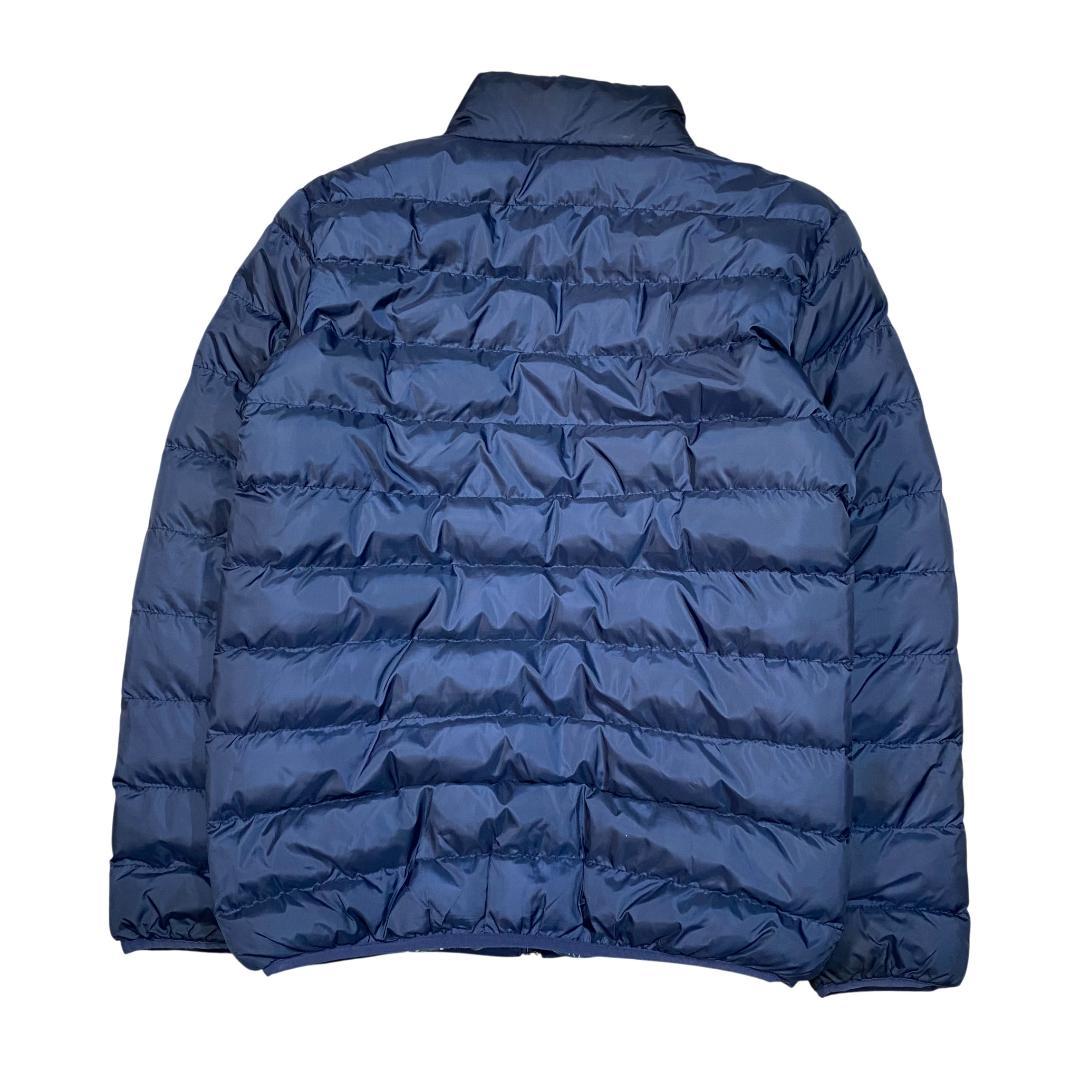 PUMA プーマ 長袖 中綿 ジャケット ブルー ゴルフ メンズ ロゴ柄