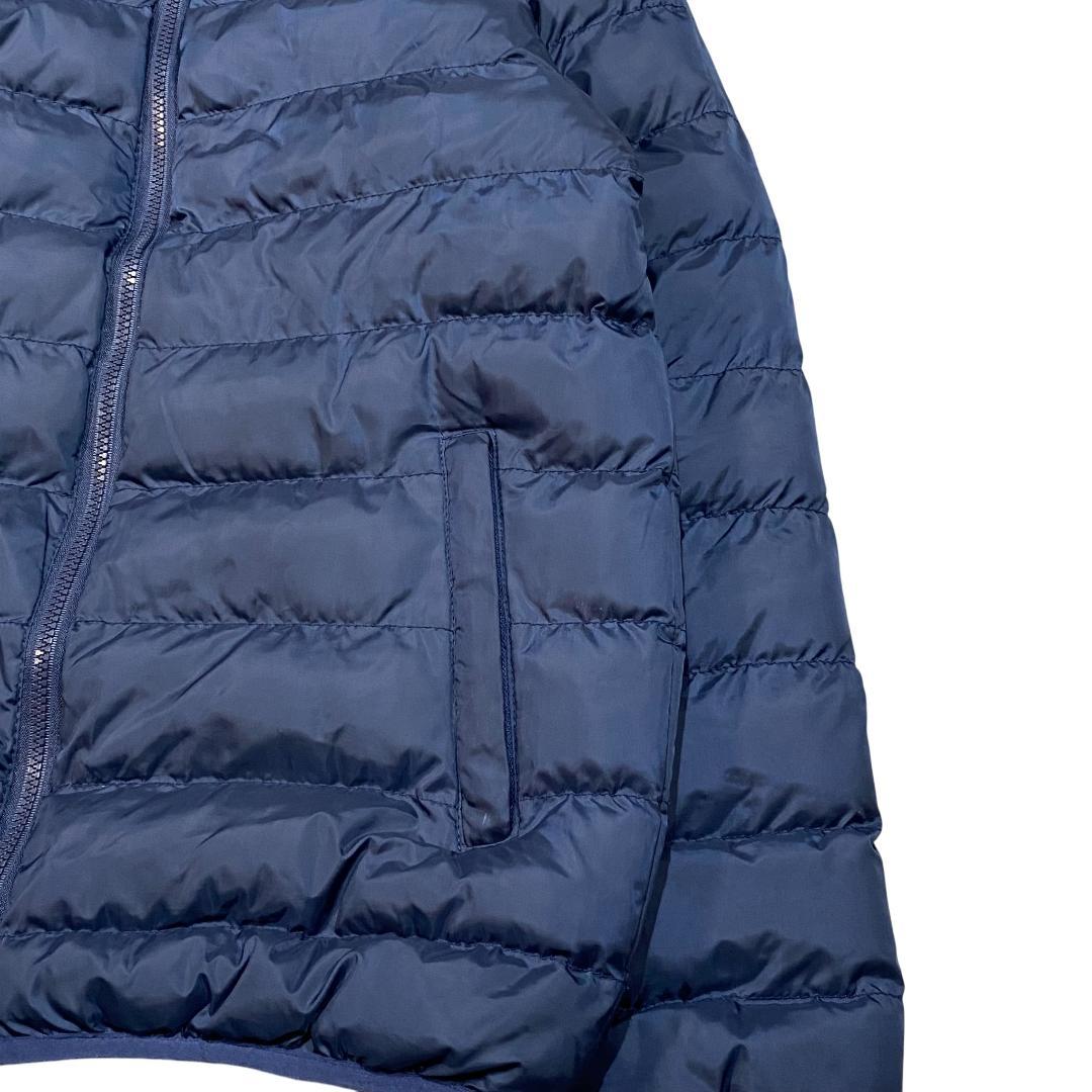 PUMA プーマ 長袖 中綿 ジャケット ブルー ゴルフ メンズ ロゴ柄