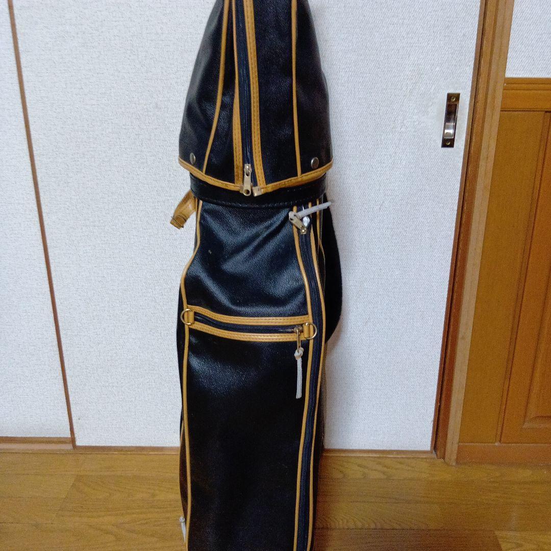 キャディバッグ　革製　ゴルフ