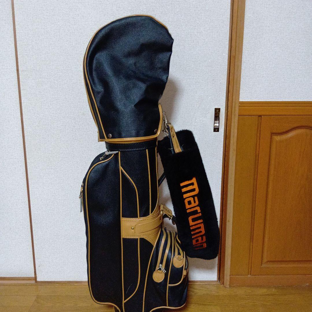 キャディバッグ　革製　ゴルフ