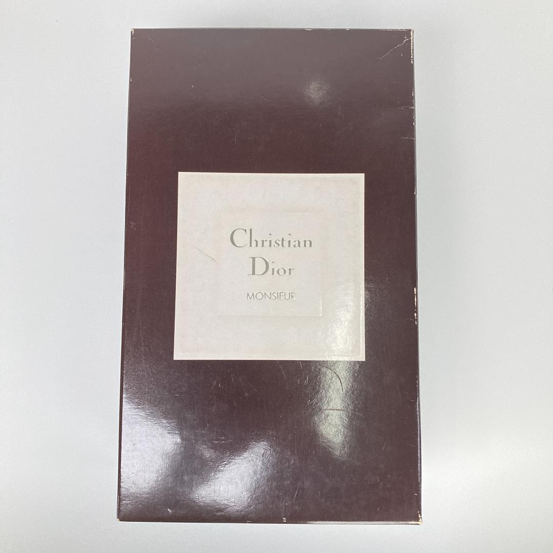 未使用・箱付　クリスチャンディオール　ロゴレザーローファー　本革　黒　38