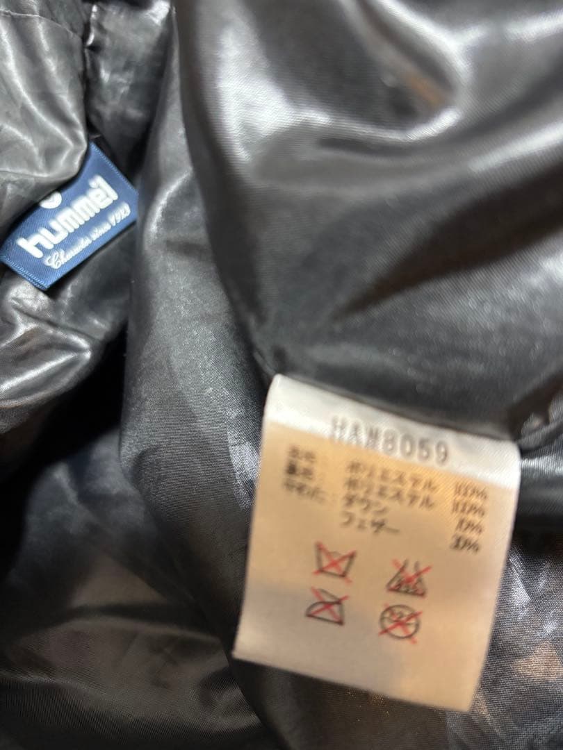 hummel ダウンコート フード付き