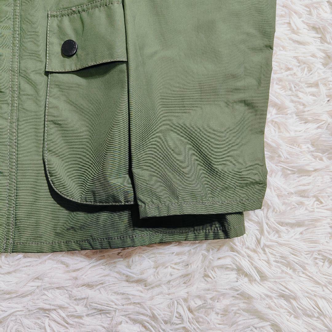 バブアーサウスシールド ビューフォート ナイロンコート 襟コーデュロイ