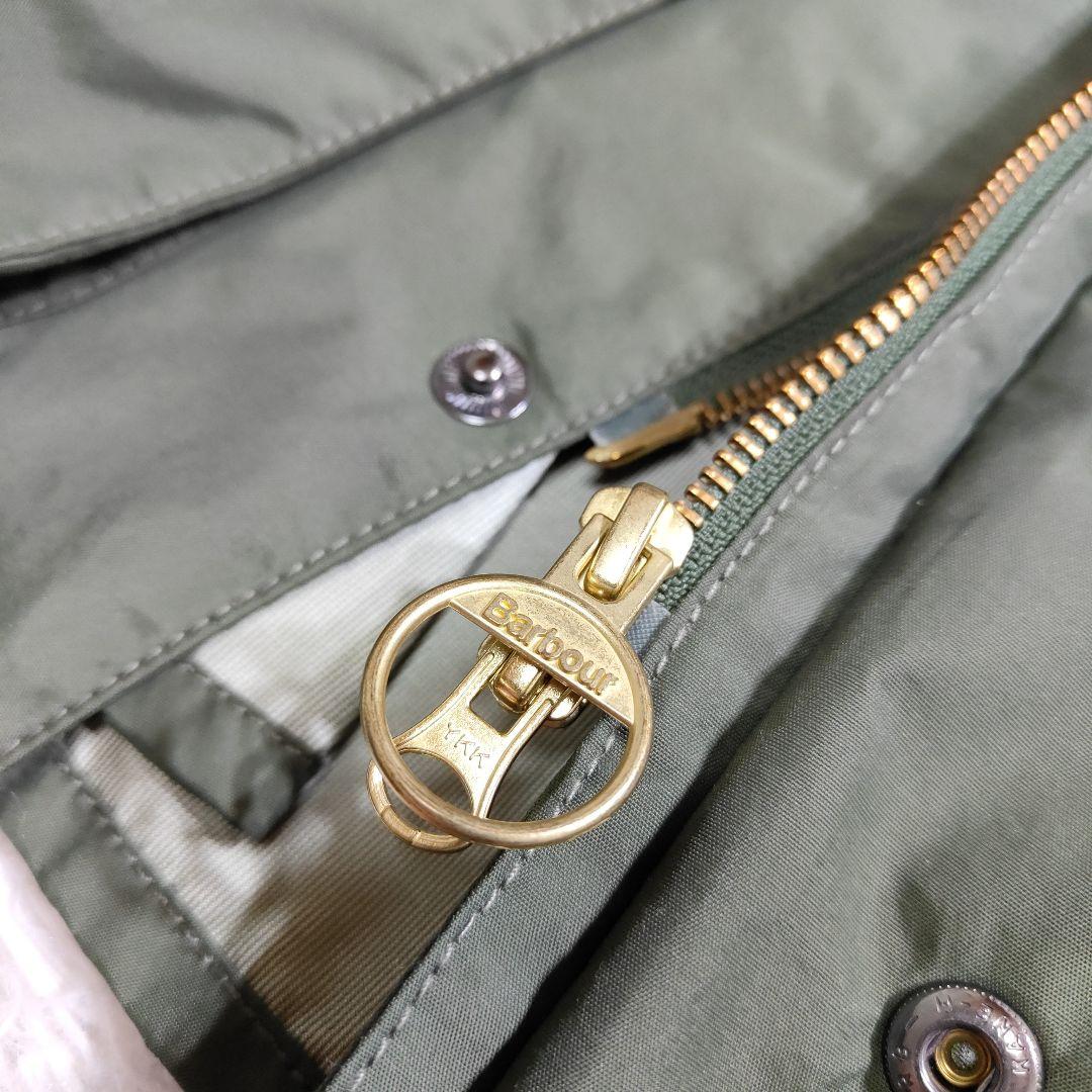 バブアーサウスシールド ビューフォート ナイロンコート 襟コーデュロイ