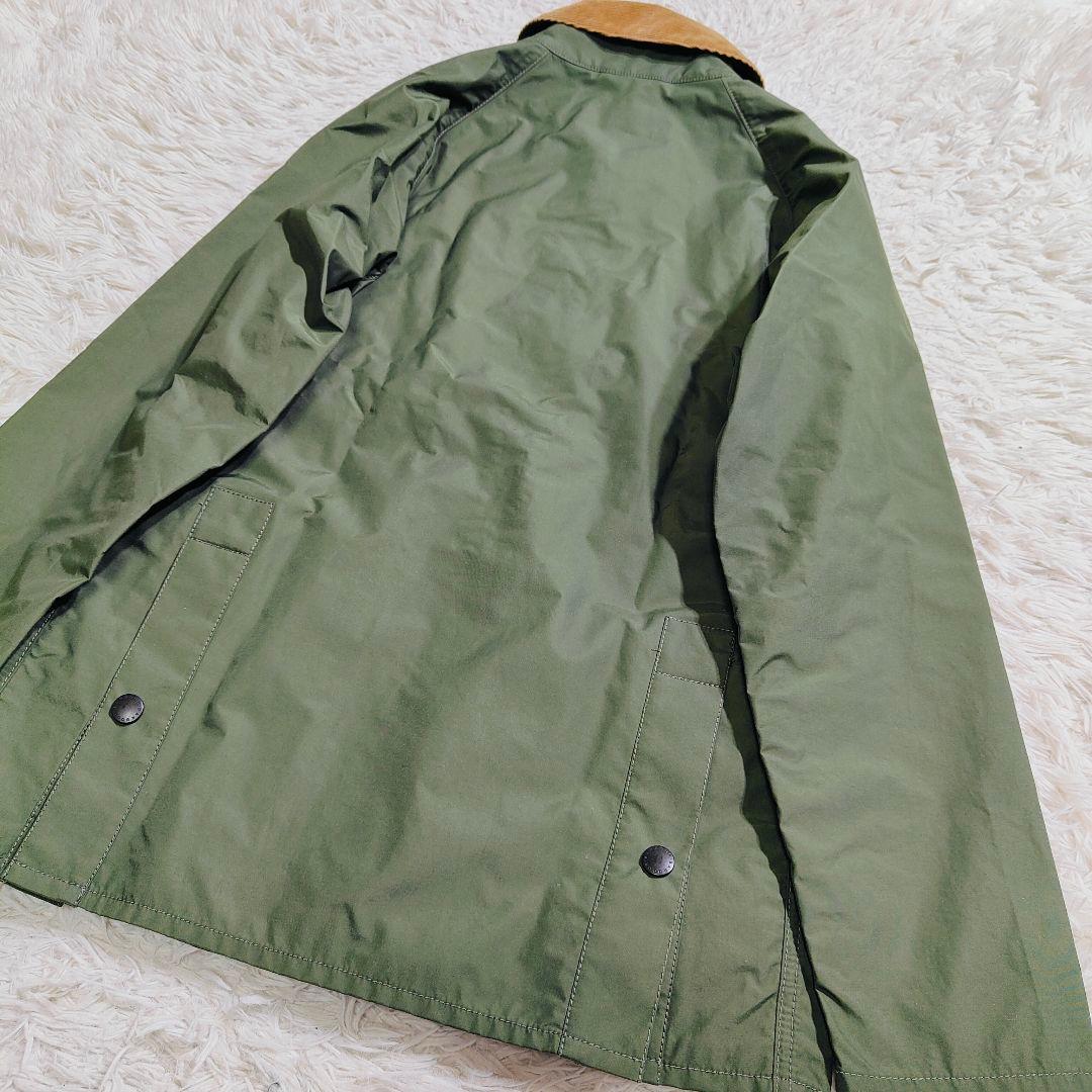 バブアーサウスシールド ビューフォート ナイロンコート 襟コーデュロイ