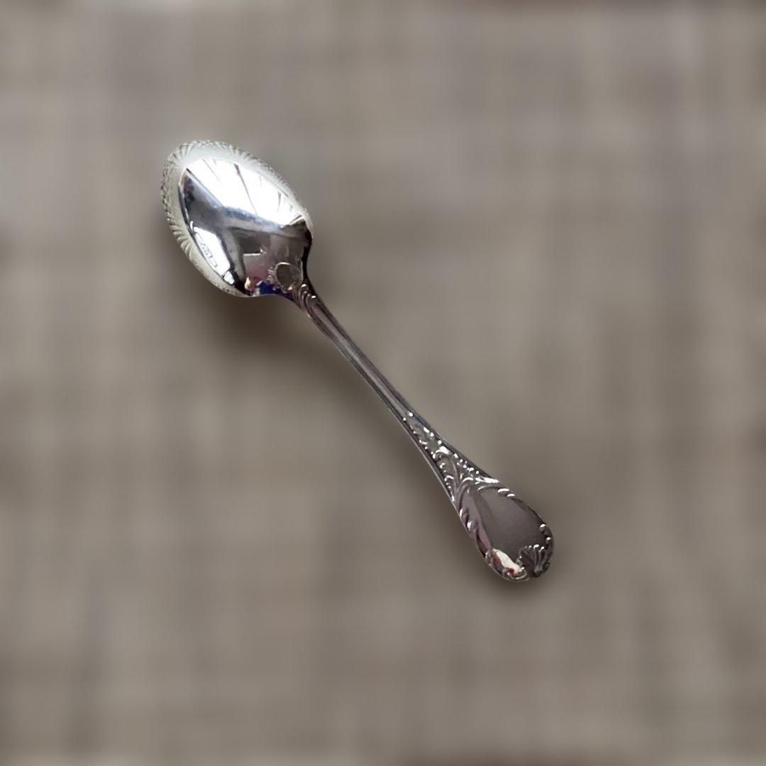 《CHRISTOFLE MARLY》シルバーコーティングティースプーン6本