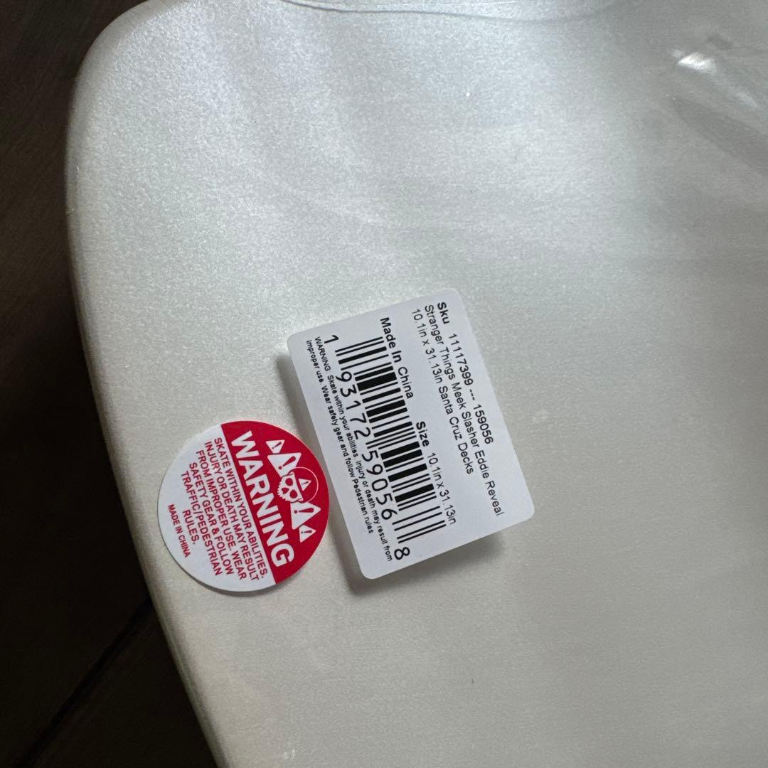 サンタクルーズストレンジャーシングスM. SLASHER スケボーデッキ