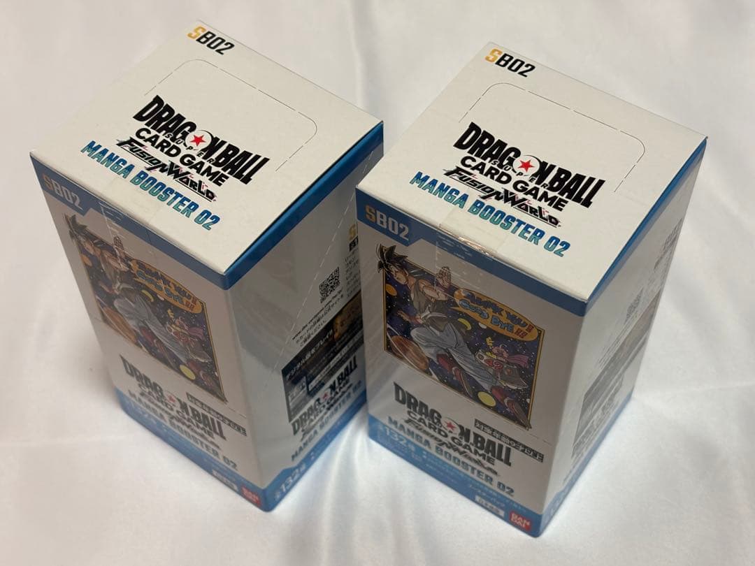 ドラゴンボールカード マンガブースター 02 未開封box テープあり 2箱