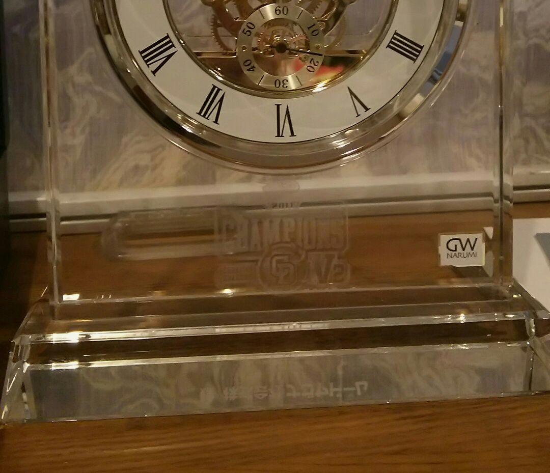 ドラゴンズセ・リーグ連覇記念！マルカート スケルトンクロック【未