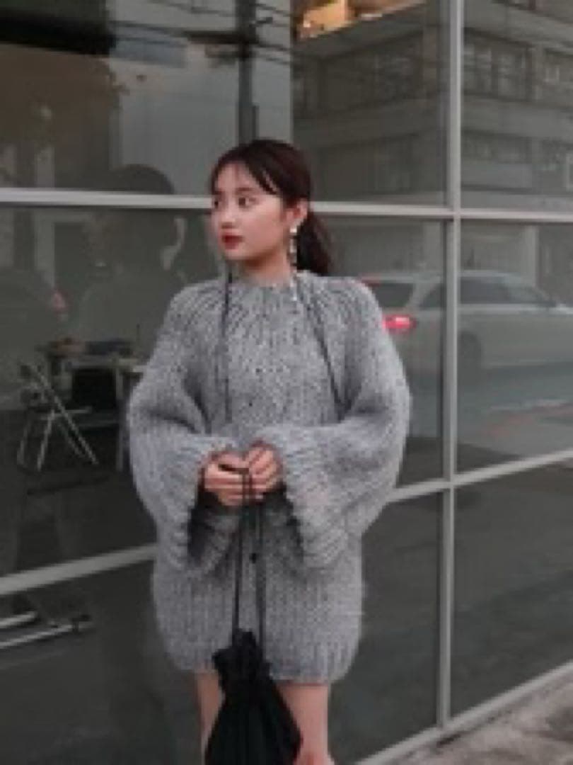 ecmile. FLAIR ARTISAN KNIT ONE-PIECE ecmile. ONE-PIECE