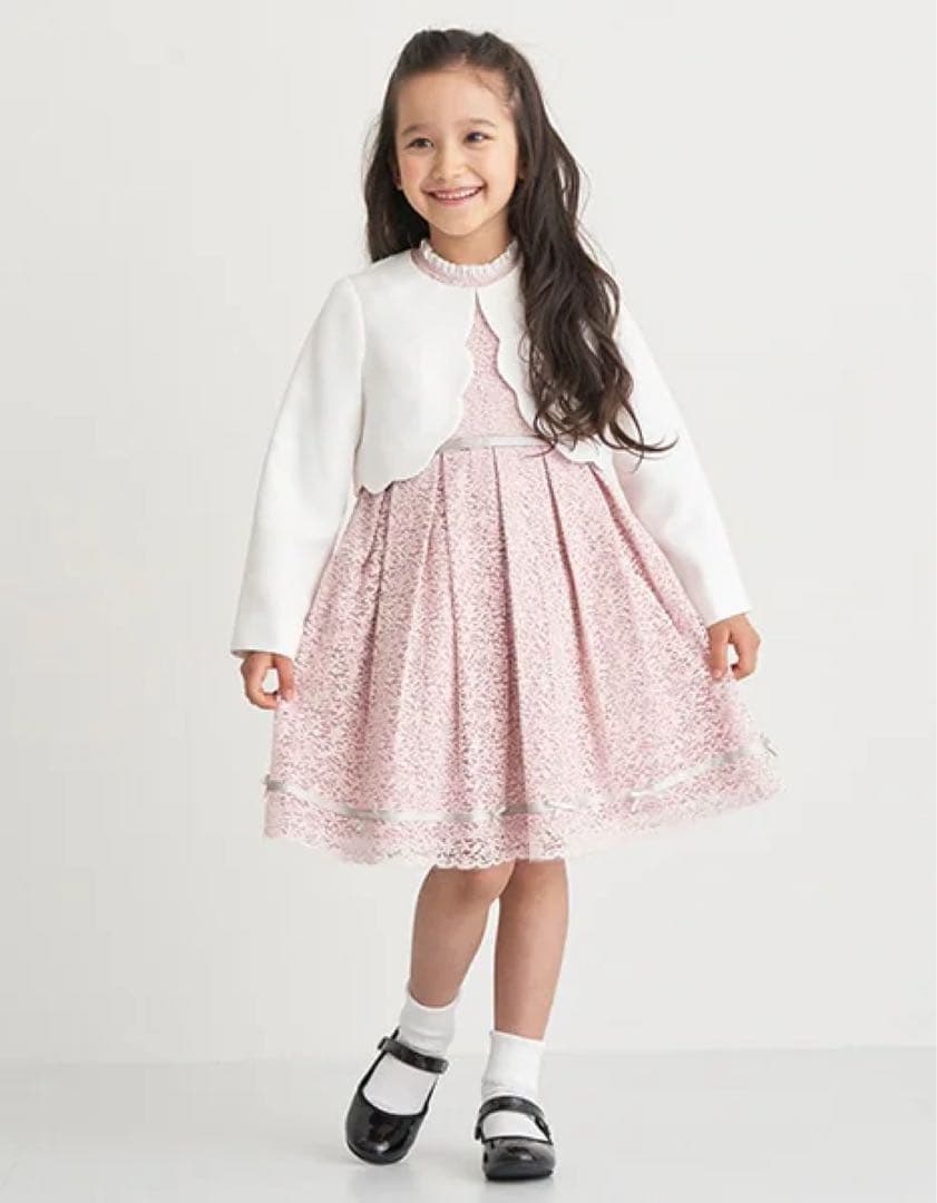 ポンポネット　pom ponette  入学式　ボレロ　ワンピース