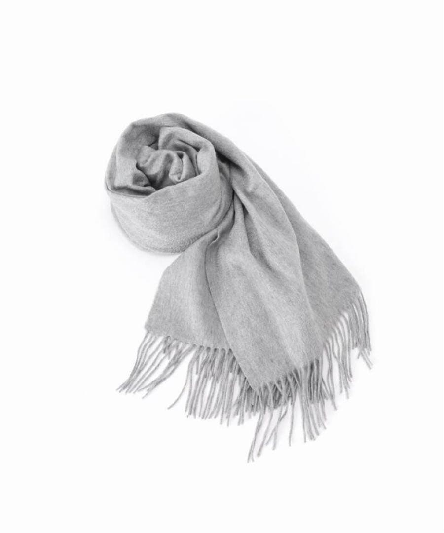 NOBLE オリジナルカシミヤストール グレー