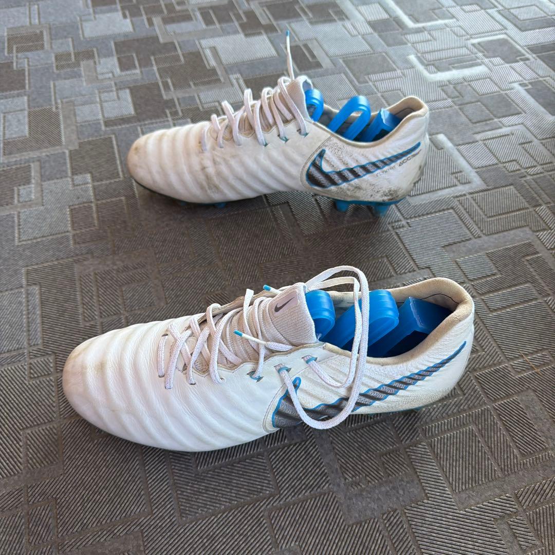 Nike ティエンポ　サッカーシューズ スパイク ホワイト/ブルー