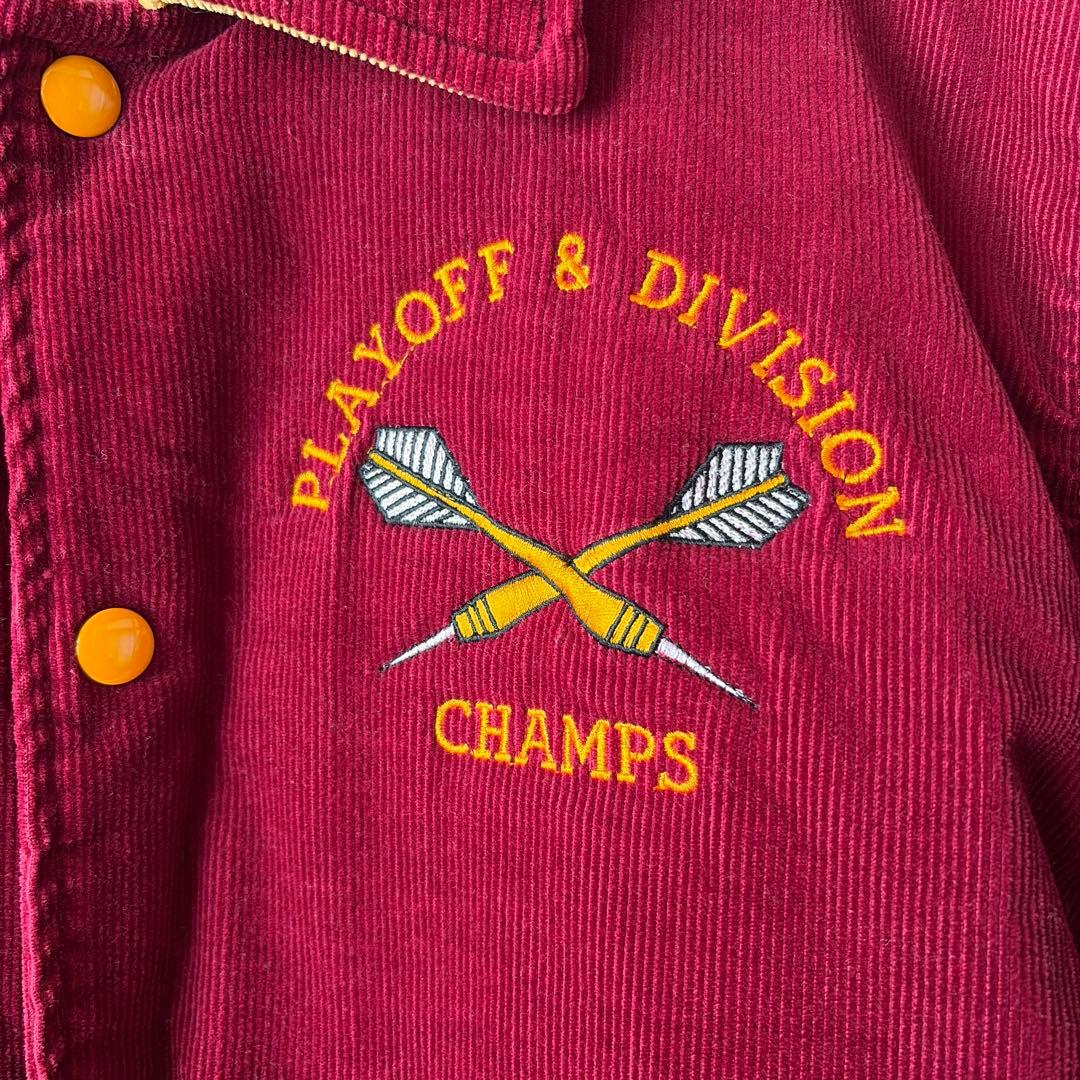 Rennocバーガンディーコーデュロイブルゾン