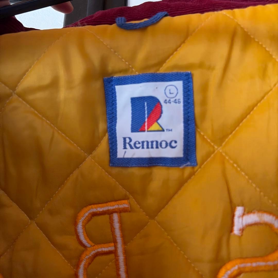 Rennocバーガンディーコーデュロイブルゾン