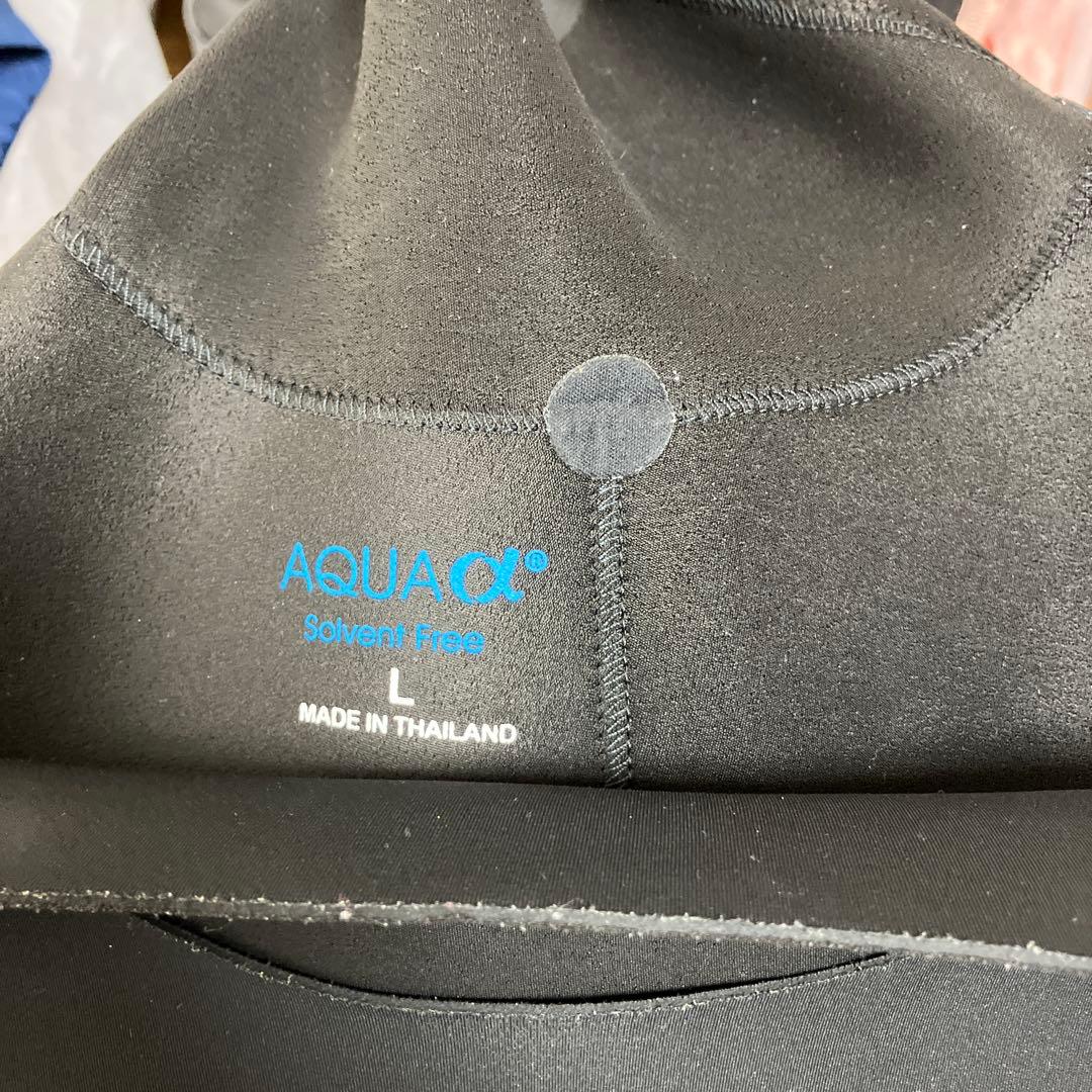 〔裏起毛5×3mm〕セミドライスーツ ブラック　Lサイズ