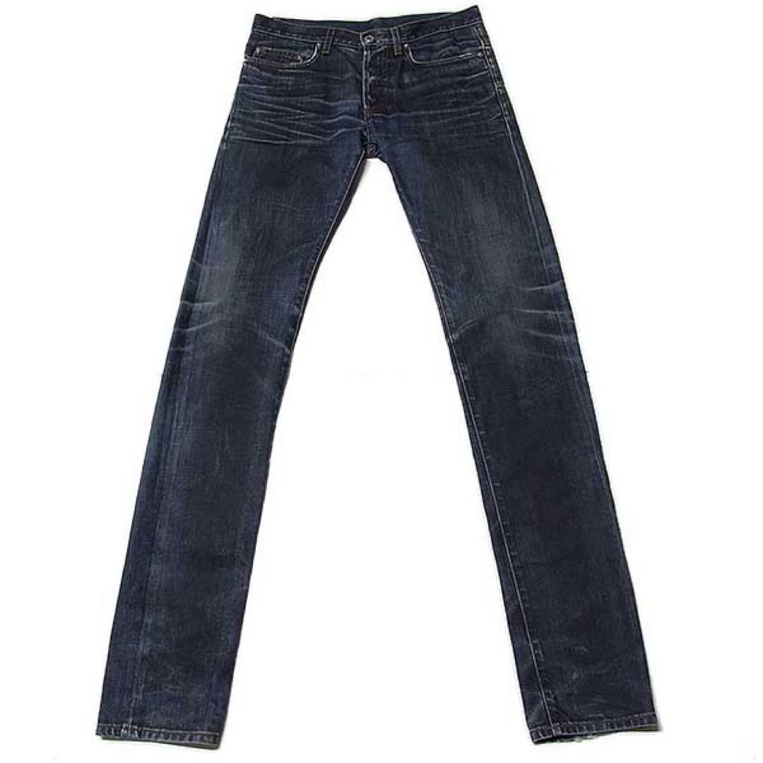 【DIOR HOMME】08AWクリス期ノンウォッシュ デニムパンツ