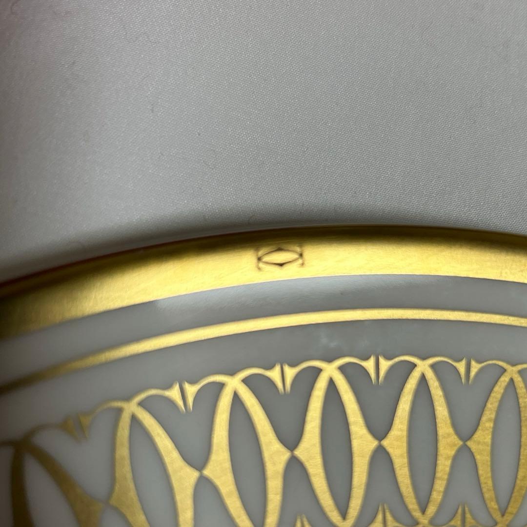 お値下げ【カルティエ】金彩ディナー皿 27センチ5枚セット 発送平日