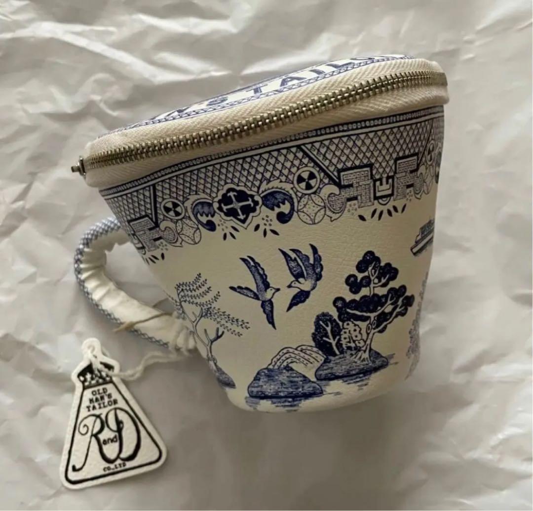 R&D.M.Co オールドマンズテーラーTEA CUP POUCH Blue