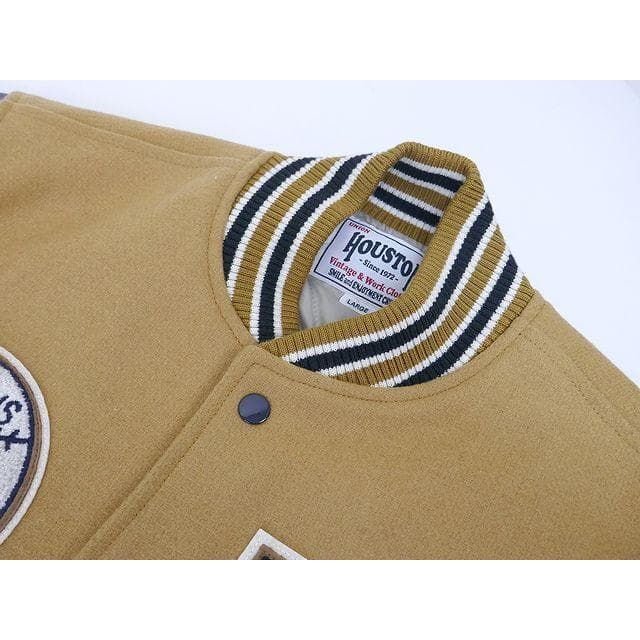 新品＊HOUSTON メルトンアワードジャケット TIGER キャメル M
