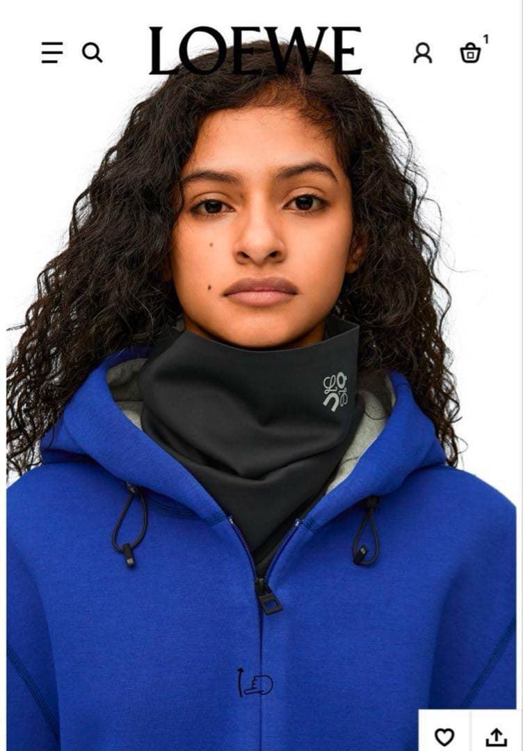 LOEWE×onロエベ×オン ネックウォーマー マフラージャージ