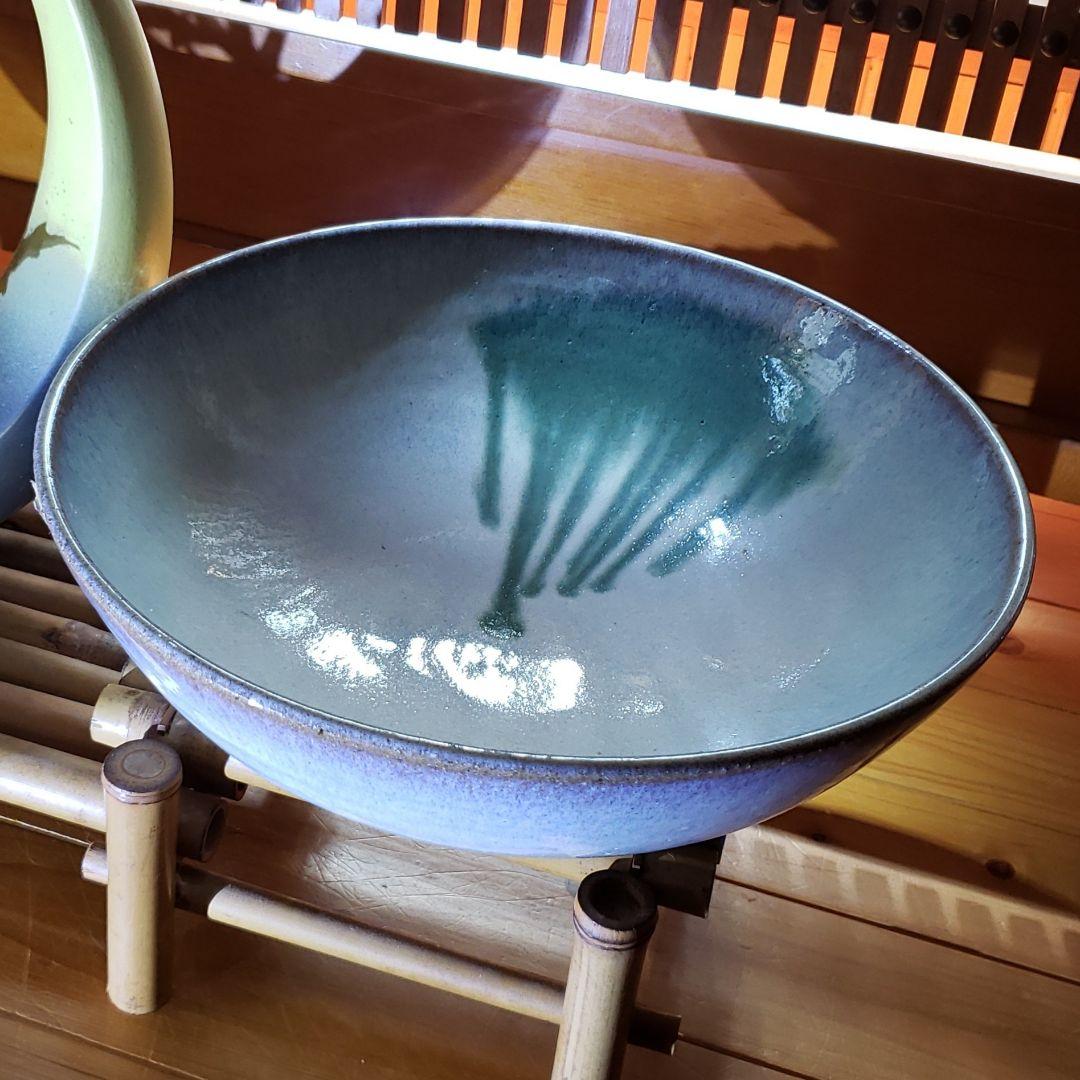 本物の芸術作品　日本工芸会員　佐藤幹作品　直径285×90ミリ