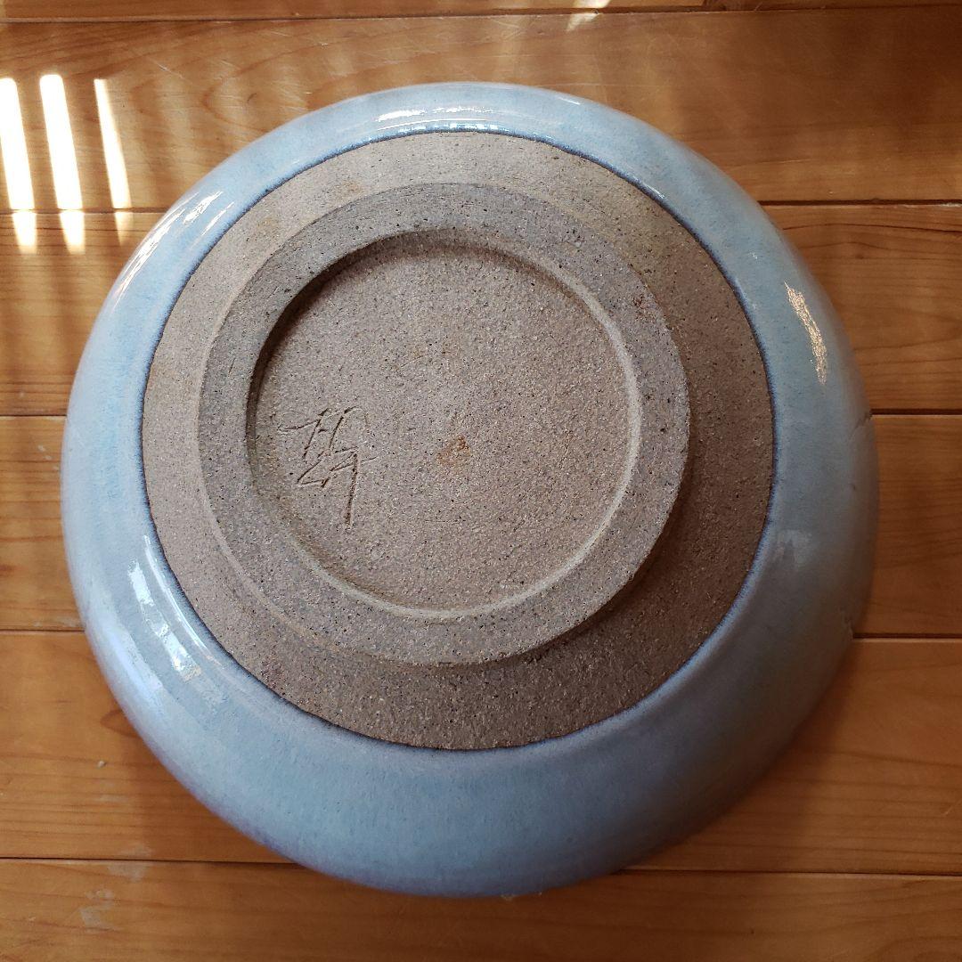 本物の芸術作品　日本工芸会員　佐藤幹作品　直径285×90ミリ