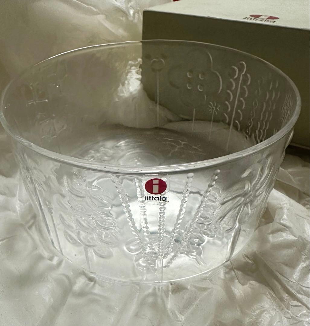 【新品未使用】 イッタラ Flora ボウル150mm クリア