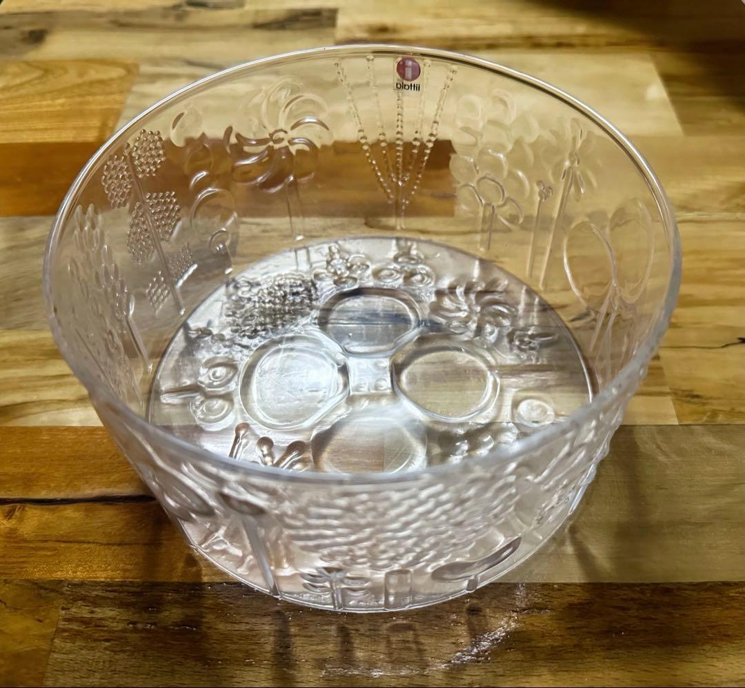 【新品未使用】 イッタラ Flora ボウル150mm クリア