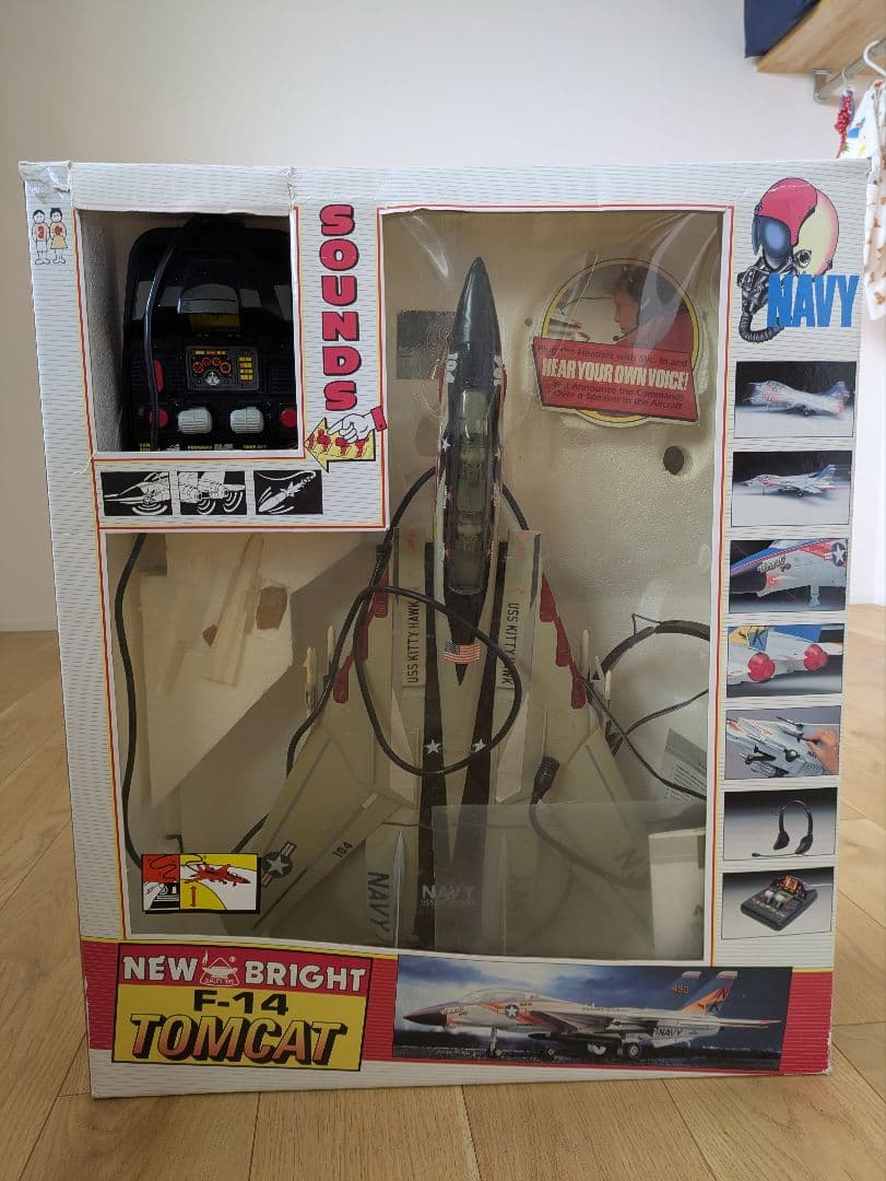 激レア】NEW BRIGHT F-14 TOMCAT ラジコン 大型商品