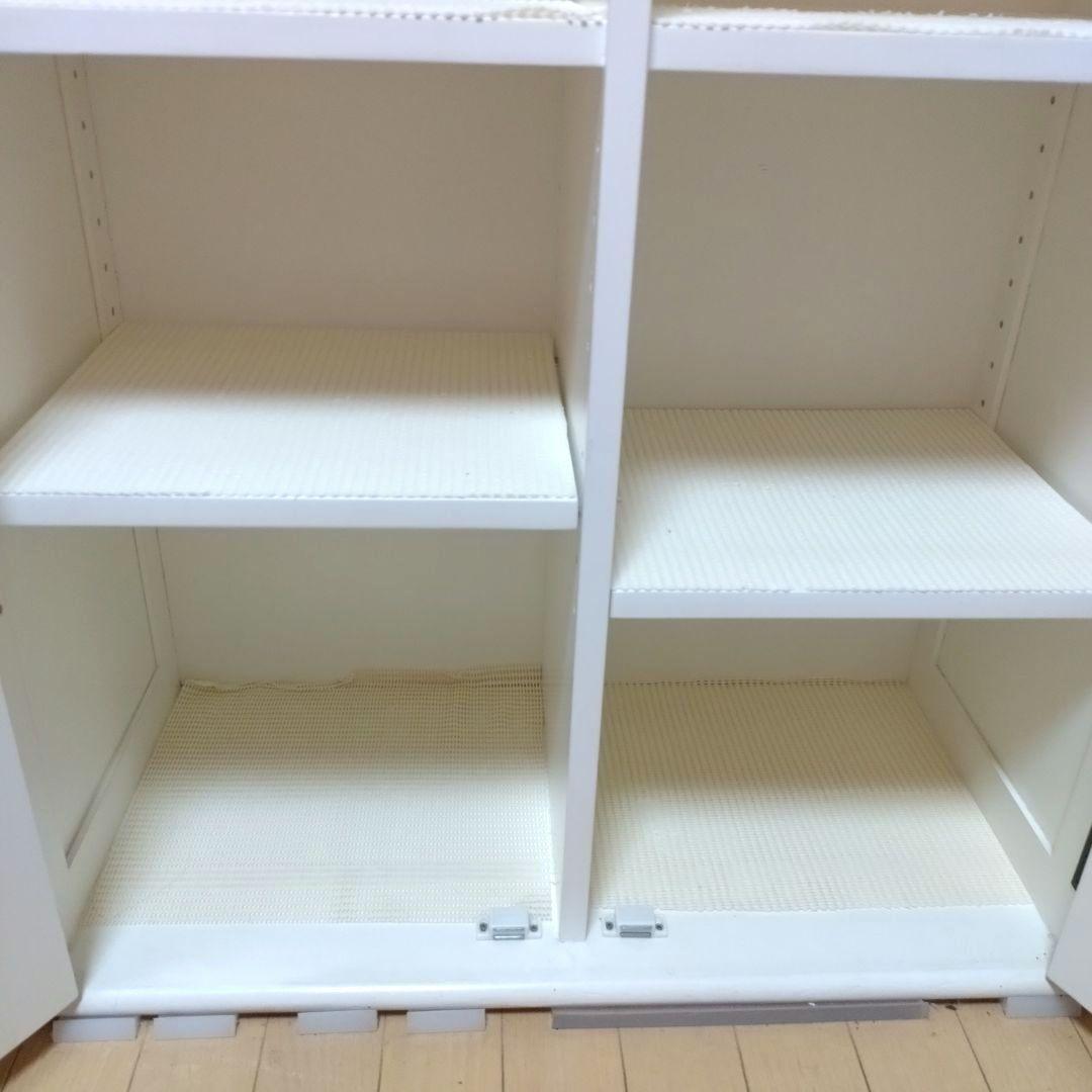 姫系 プリンセス 家具 ホワイト 木製 キャビネット 本棚 子供部屋 送料込み