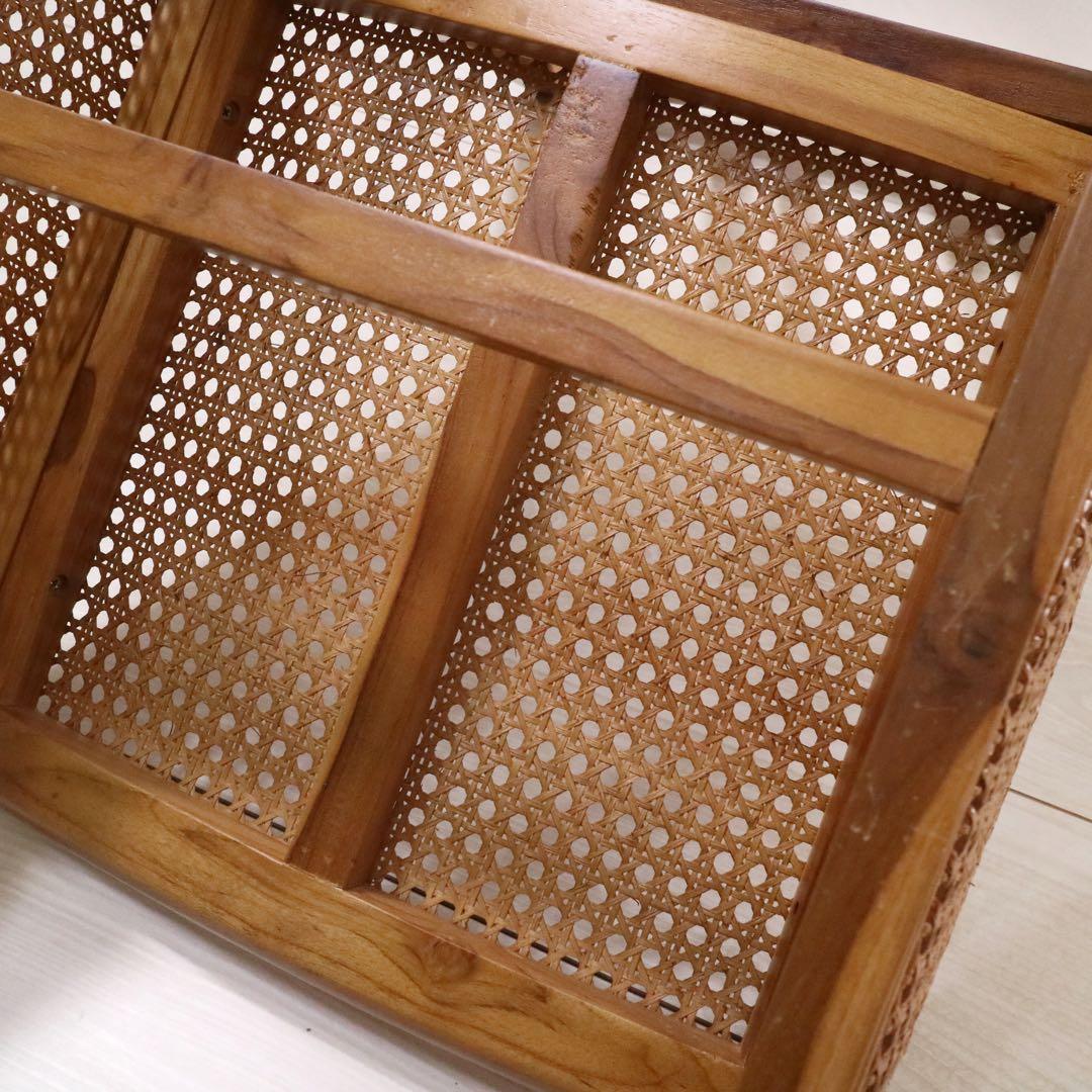 AZUMAYA BELOR 座椅子 ラタン フロアチェア 籐 北欧 モダン