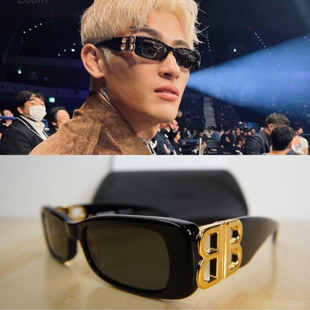 サングラスは新作のバレンシアガ。これマジでかっこいい