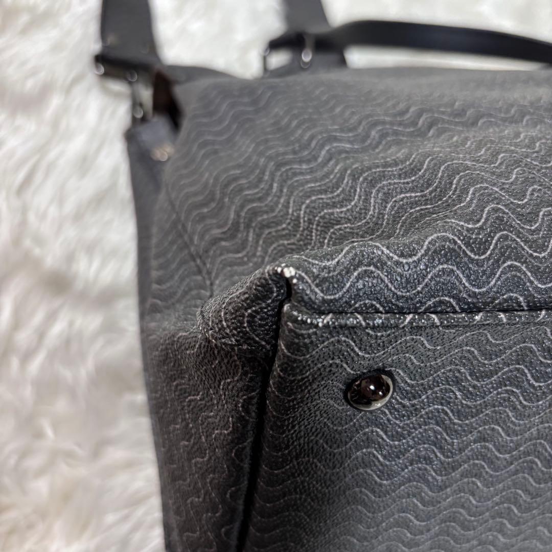 美品✨ザネラート ポスティーナ ショルダーバッグ 黒 ブラック