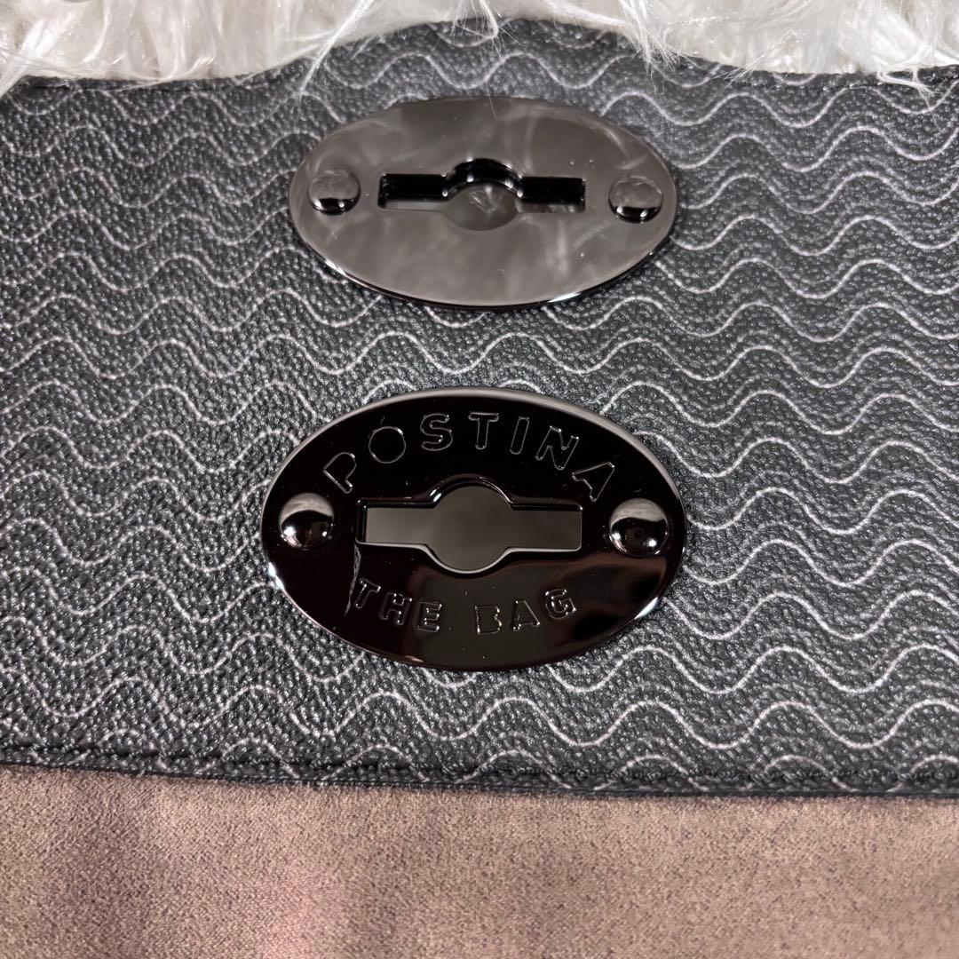 美品✨ザネラート ポスティーナ ショルダーバッグ 黒 ブラック