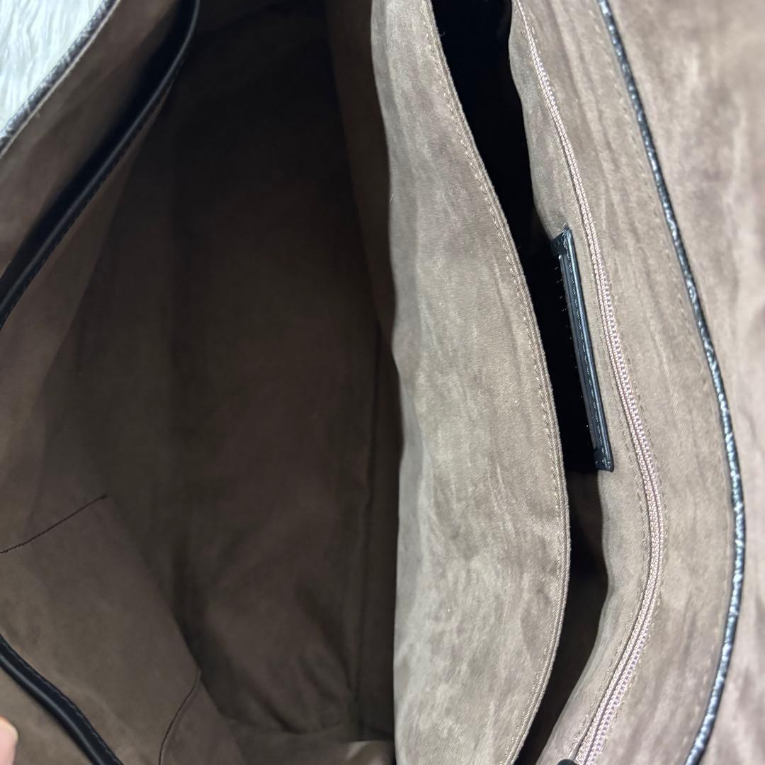 美品✨ザネラート ポスティーナ ショルダーバッグ 黒 ブラック