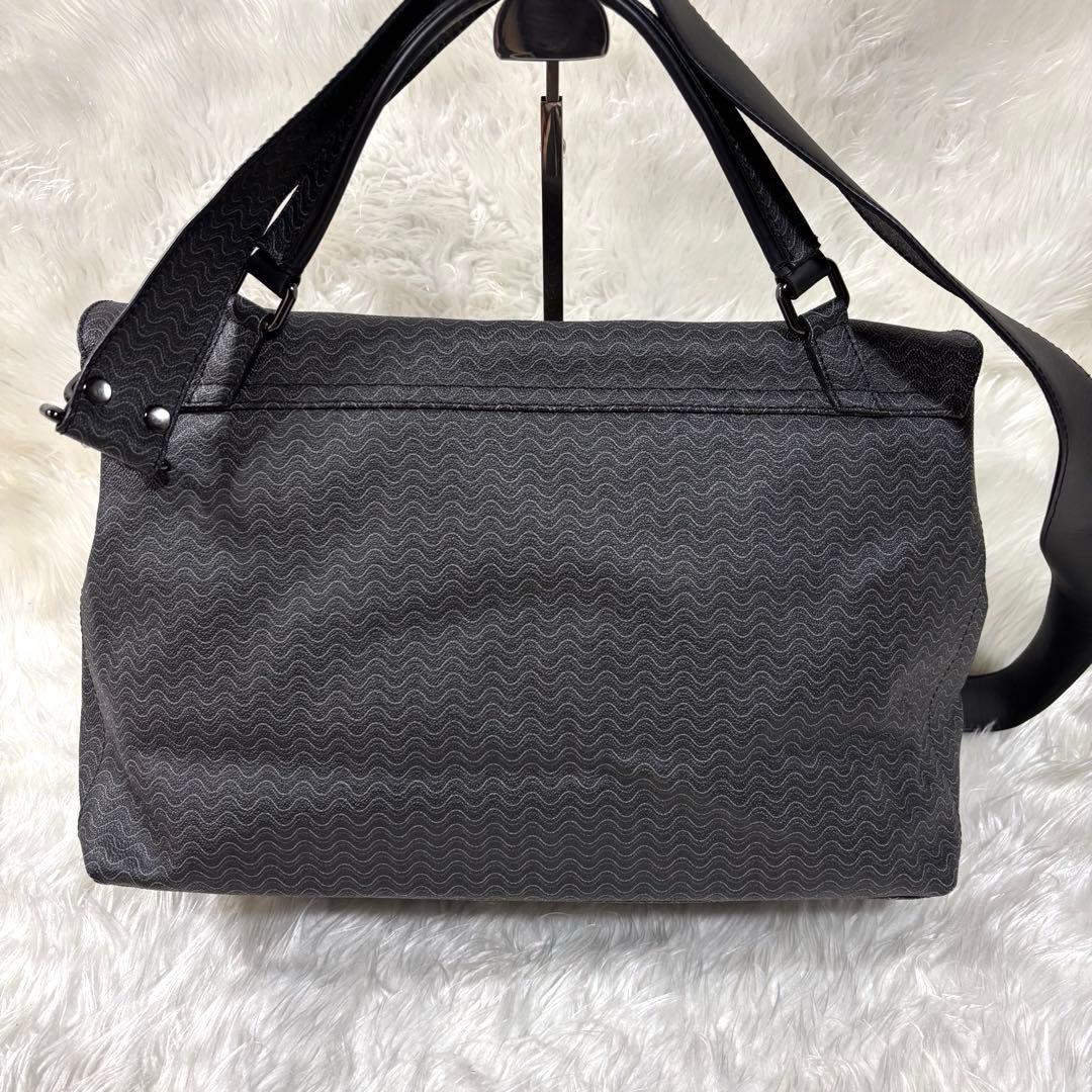 美品✨ザネラート ポスティーナ ショルダーバッグ 黒 ブラック