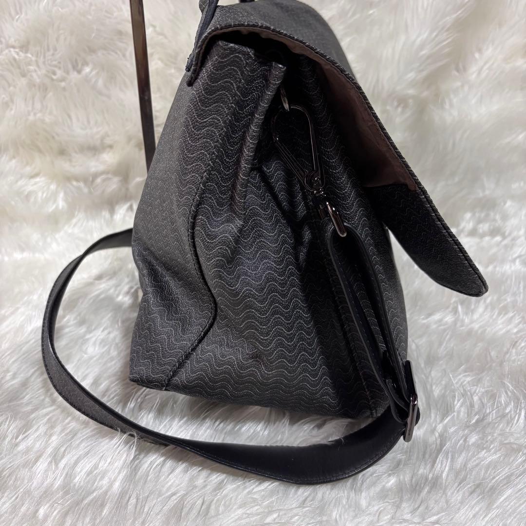 美品✨ザネラート ポスティーナ ショルダーバッグ 黒 ブラック