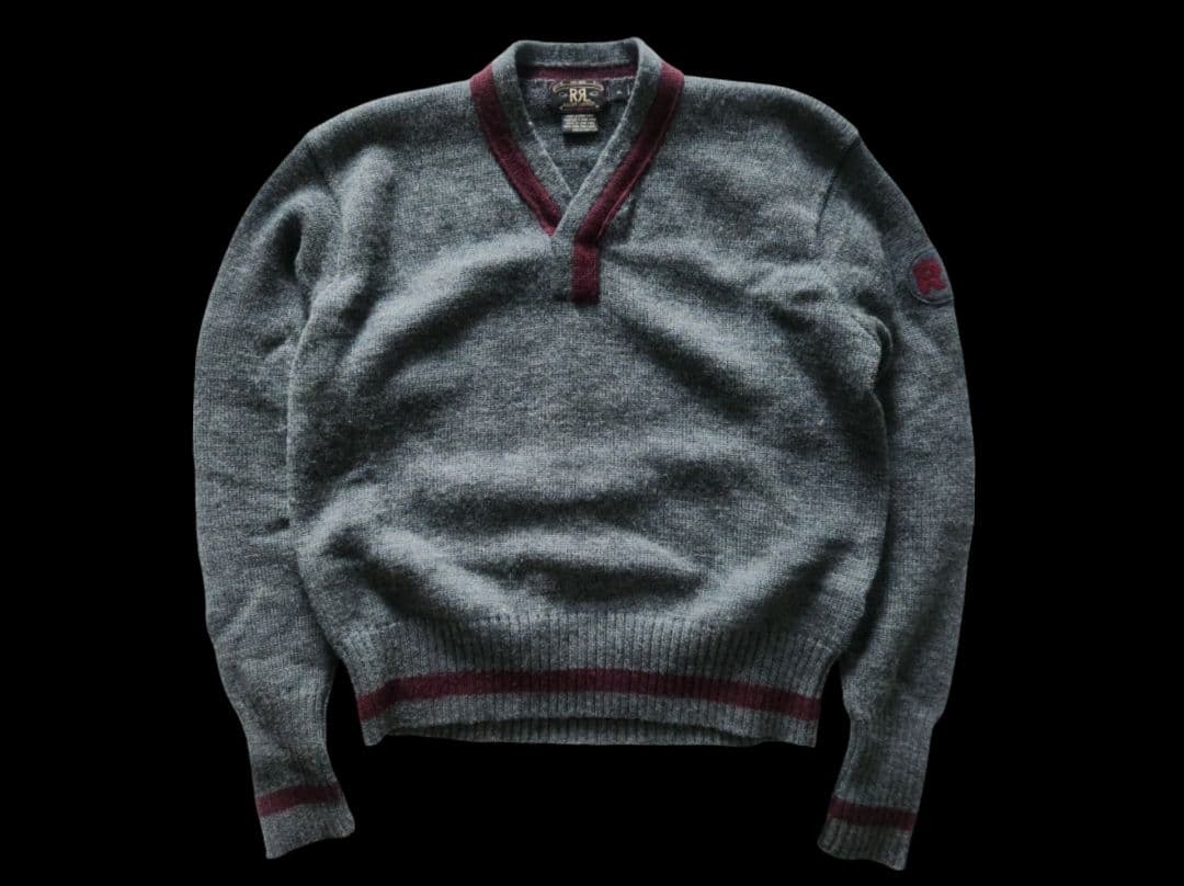 90s RRL “三ツ星” Knit Sweater XL