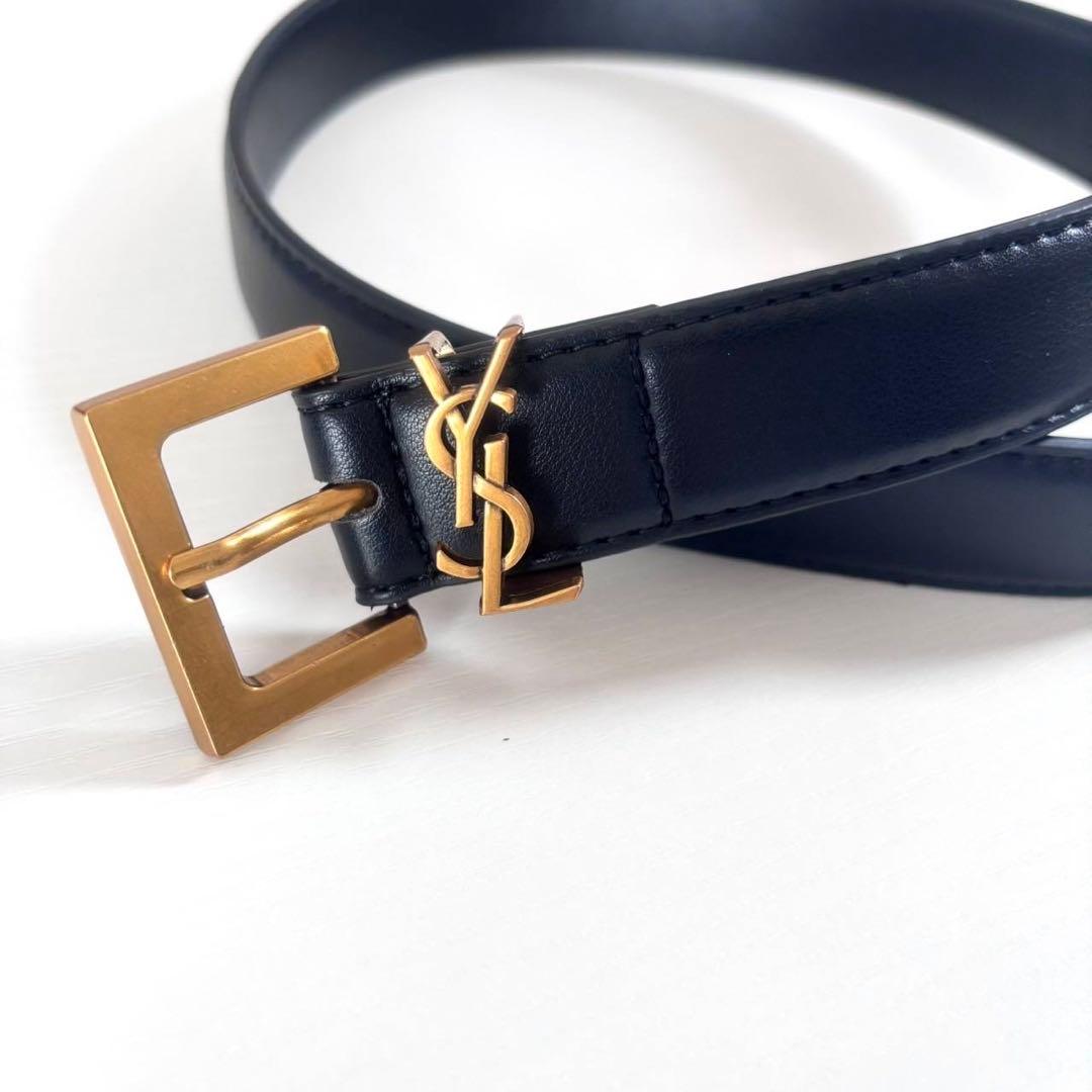 YSL Yves Saint Laurent ベルト ロゴ