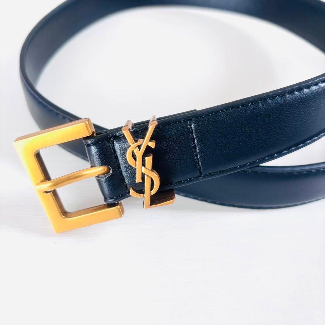 YSL Yves Saint Laurent ベルト ロゴ