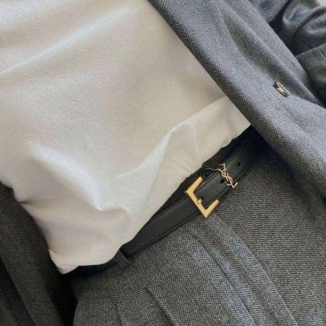 YSL Yves Saint Laurent ベルト ロゴ