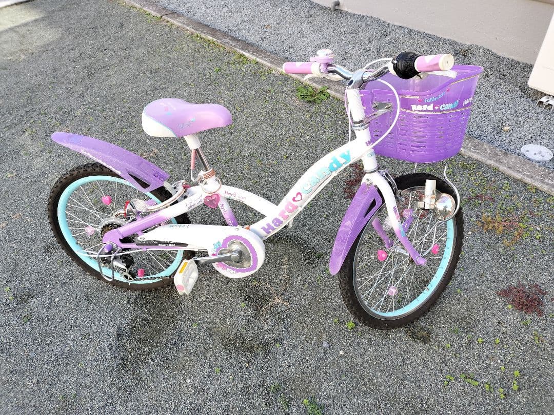 《6段変速機能付き》ハードキャンディ　子供用変速付自転車　20インチ　室内保管