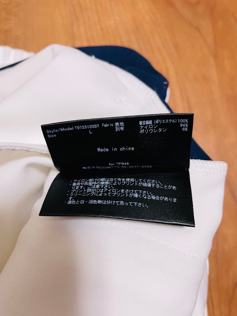 定価8.7万　TFW49 MULTIセットアップ　ホワイト　ジャージ L ゴルフ