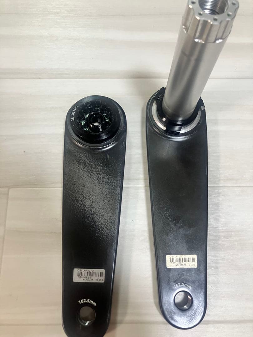 162.5mm ROCKBROS 超軽量カーボンクランク DUB規格