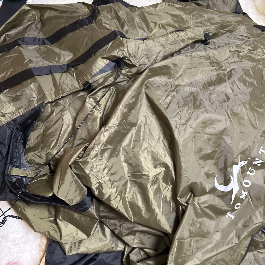 オリーブカラー　TOMOUNT トマウント 2ルームトンネルテント