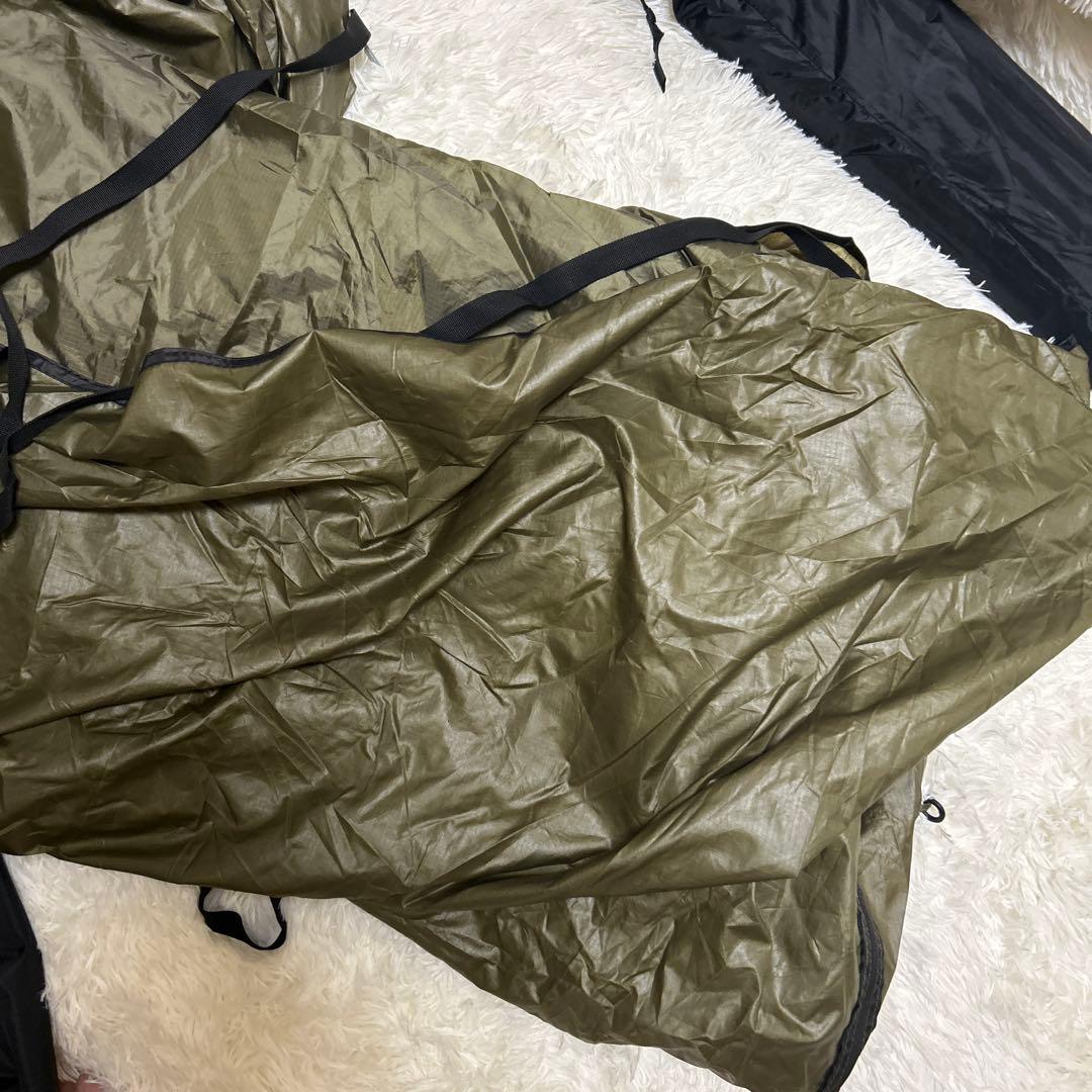 オリーブカラー　TOMOUNT トマウント 2ルームトンネルテント