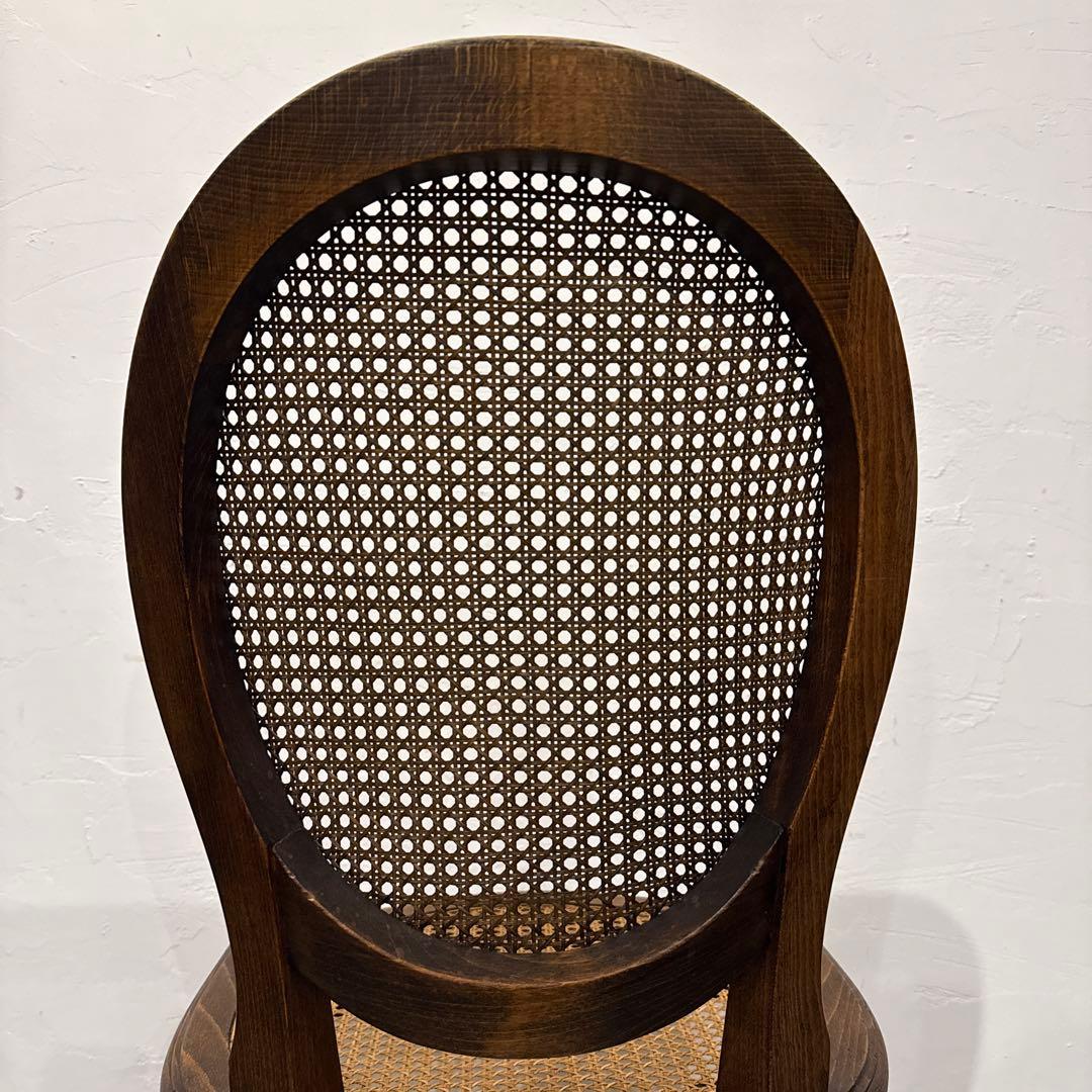 ヴィンテージ　ダイニングチェア　カフェチェア　ラタンチェア　1