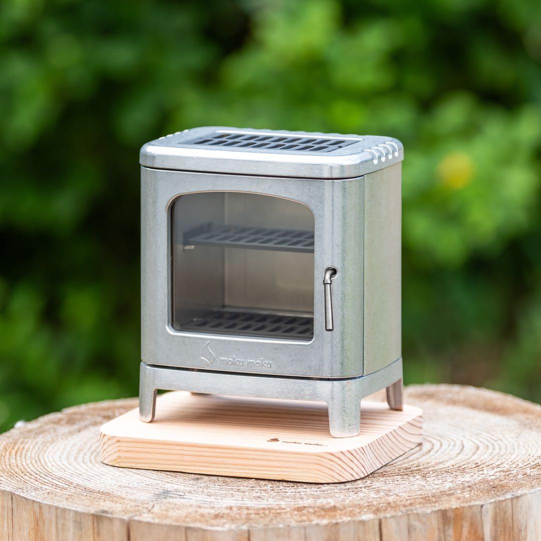 mokumoku ちいさなまきストーブコンロ 日本製 ミニ薪ストーブ 調理/癒し